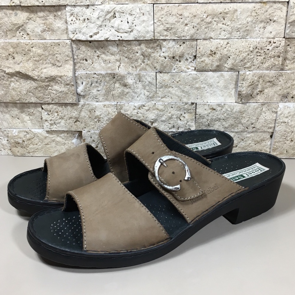 Josef Seibel Womens Sandals Leather Brown Comfort